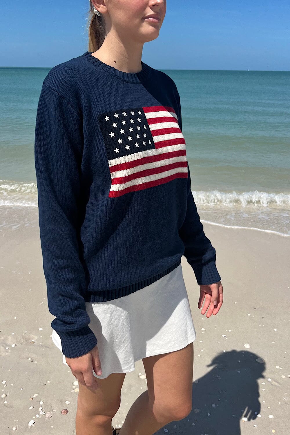 Nico American Flag Sweater