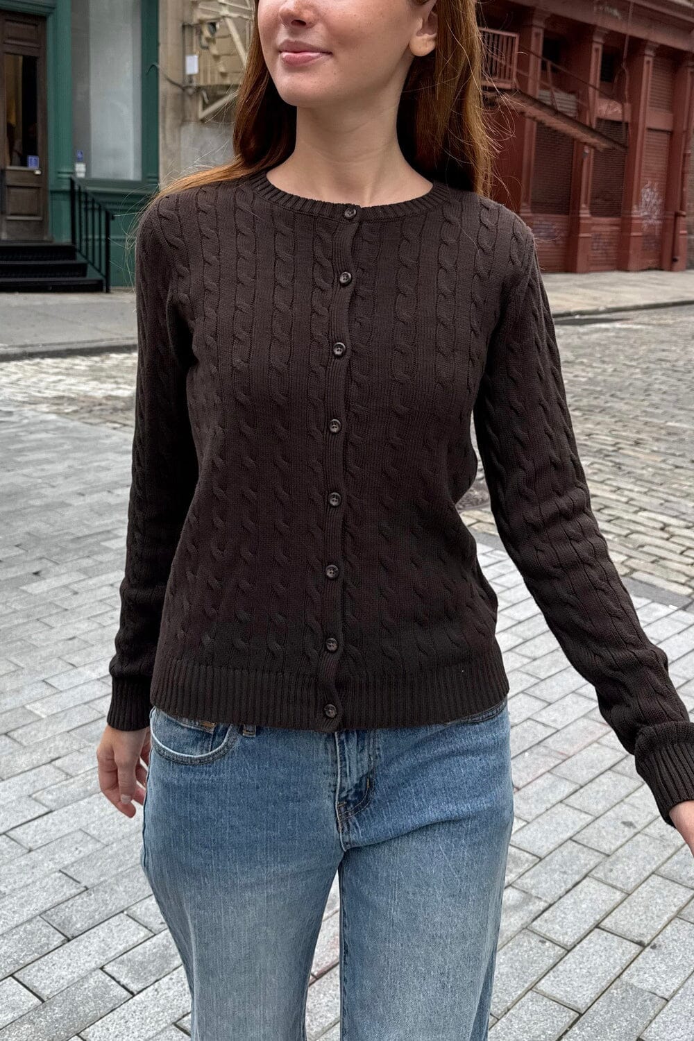 Amalie Cable Knit Cardigan