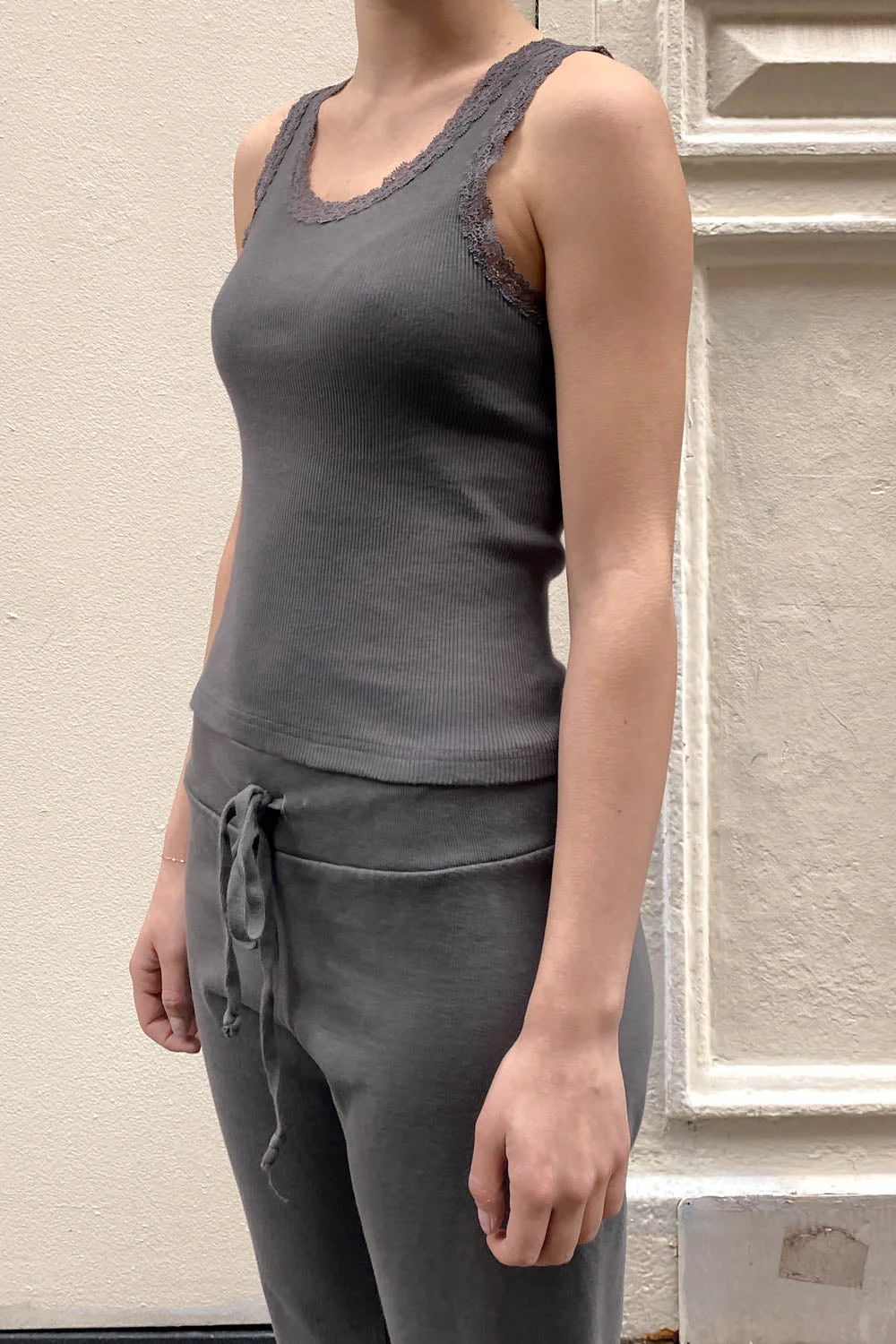 Ronnie Rib Lace Tank