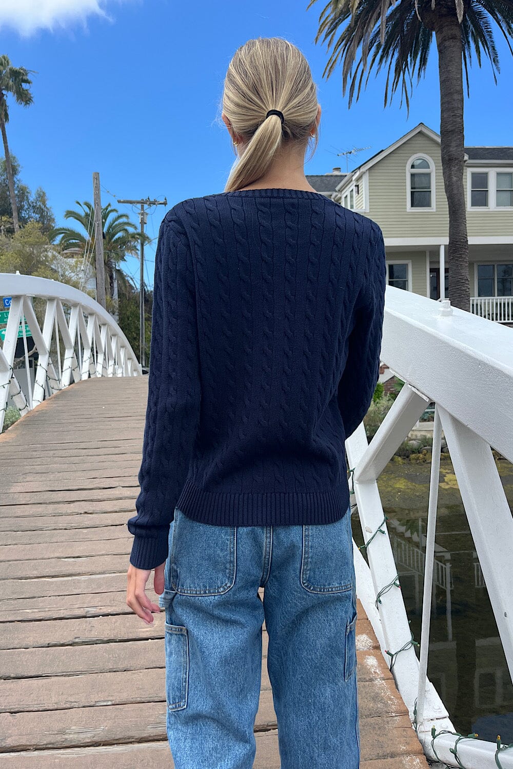 Amalie Cable Knit Cardigan