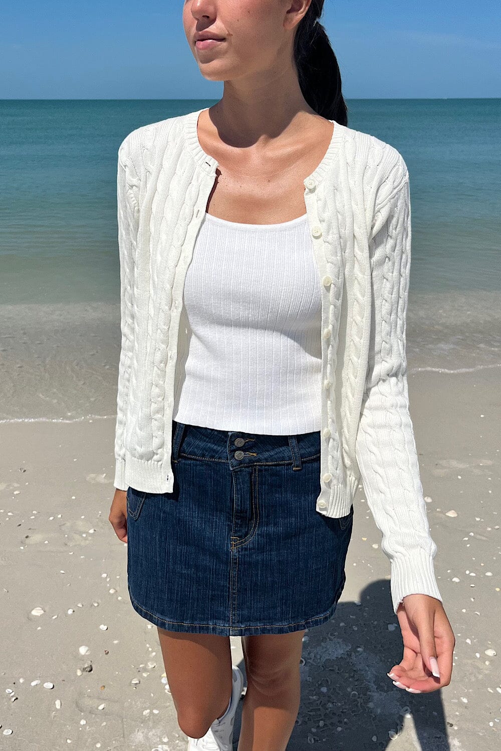Amalie Cable Knit Cardigan