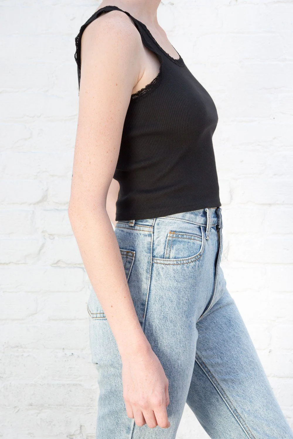 Ronnie Rib Lace Tank