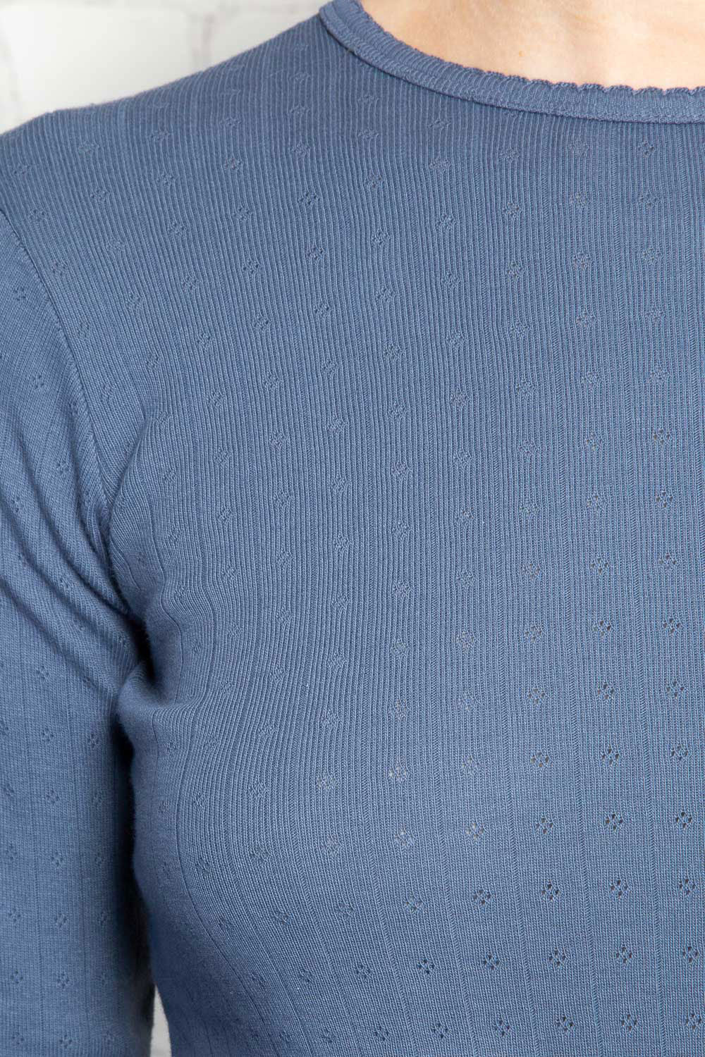 Leah Scallop Eyelet Top