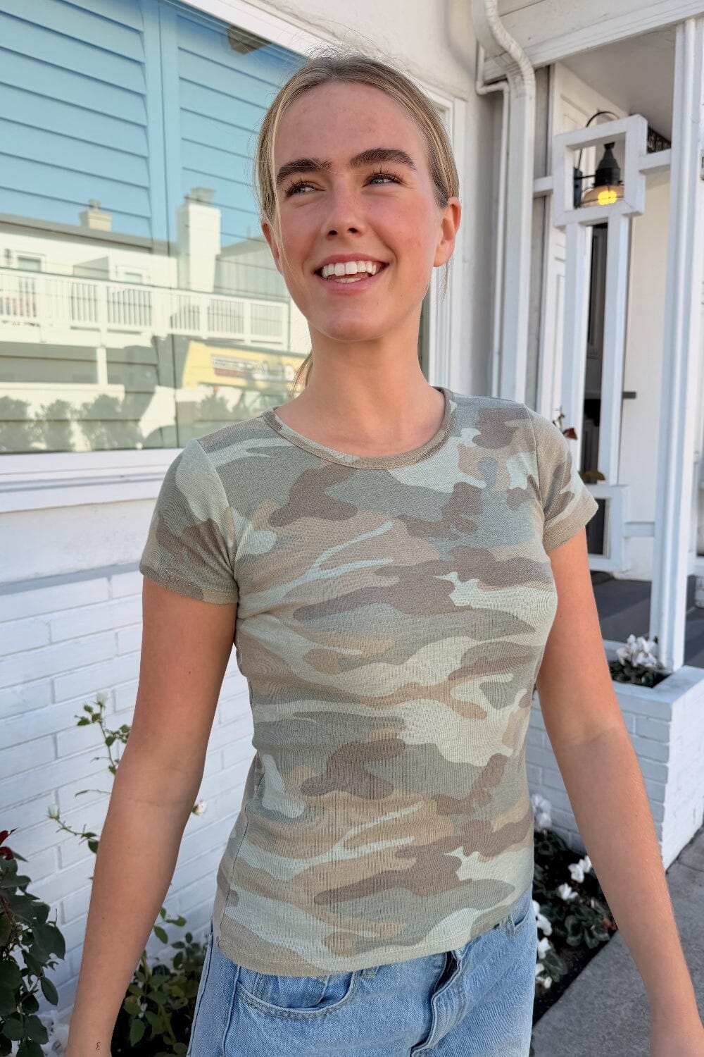 Hailie Camouflage Top