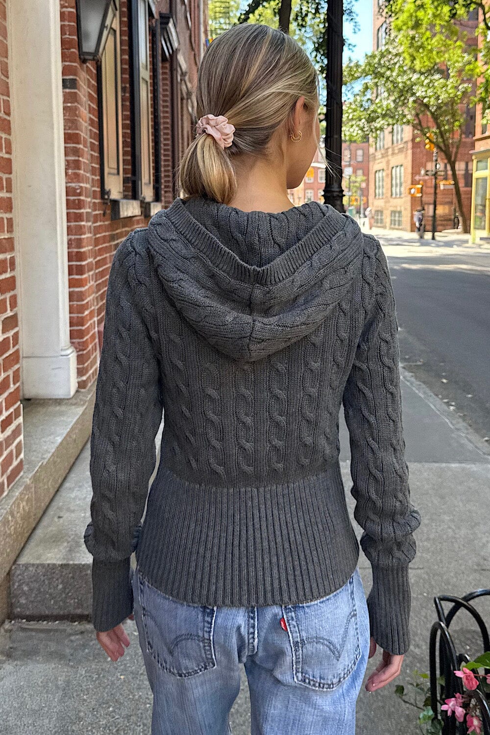 Aura Cable Knit Cardigan