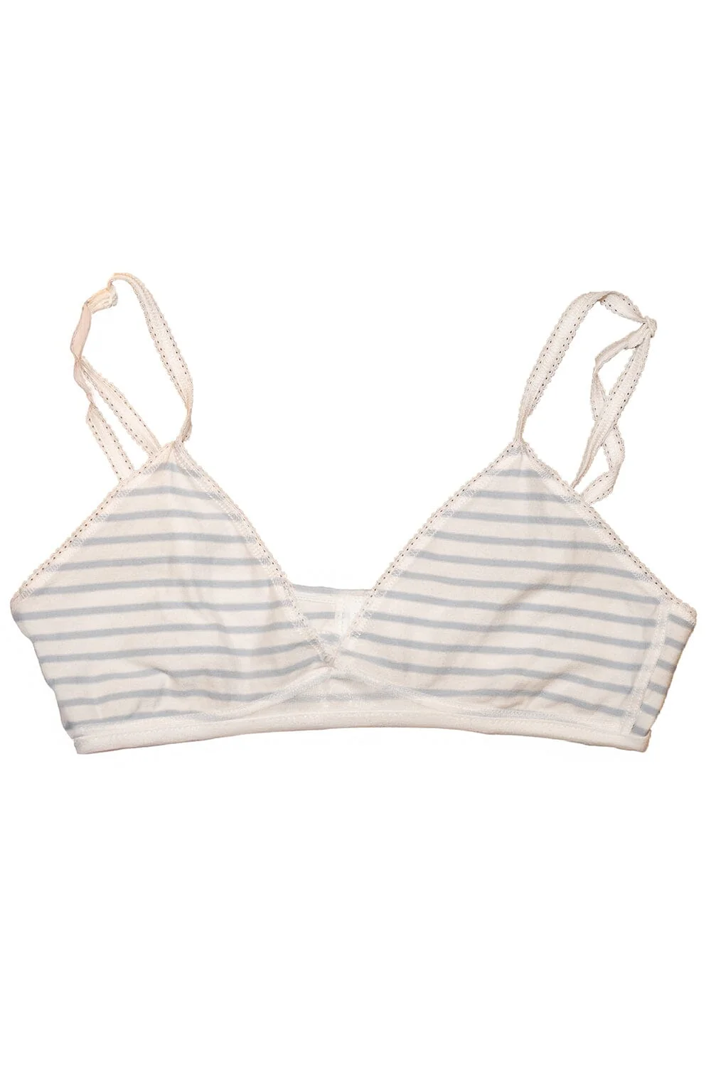 Stripes Lace Bra