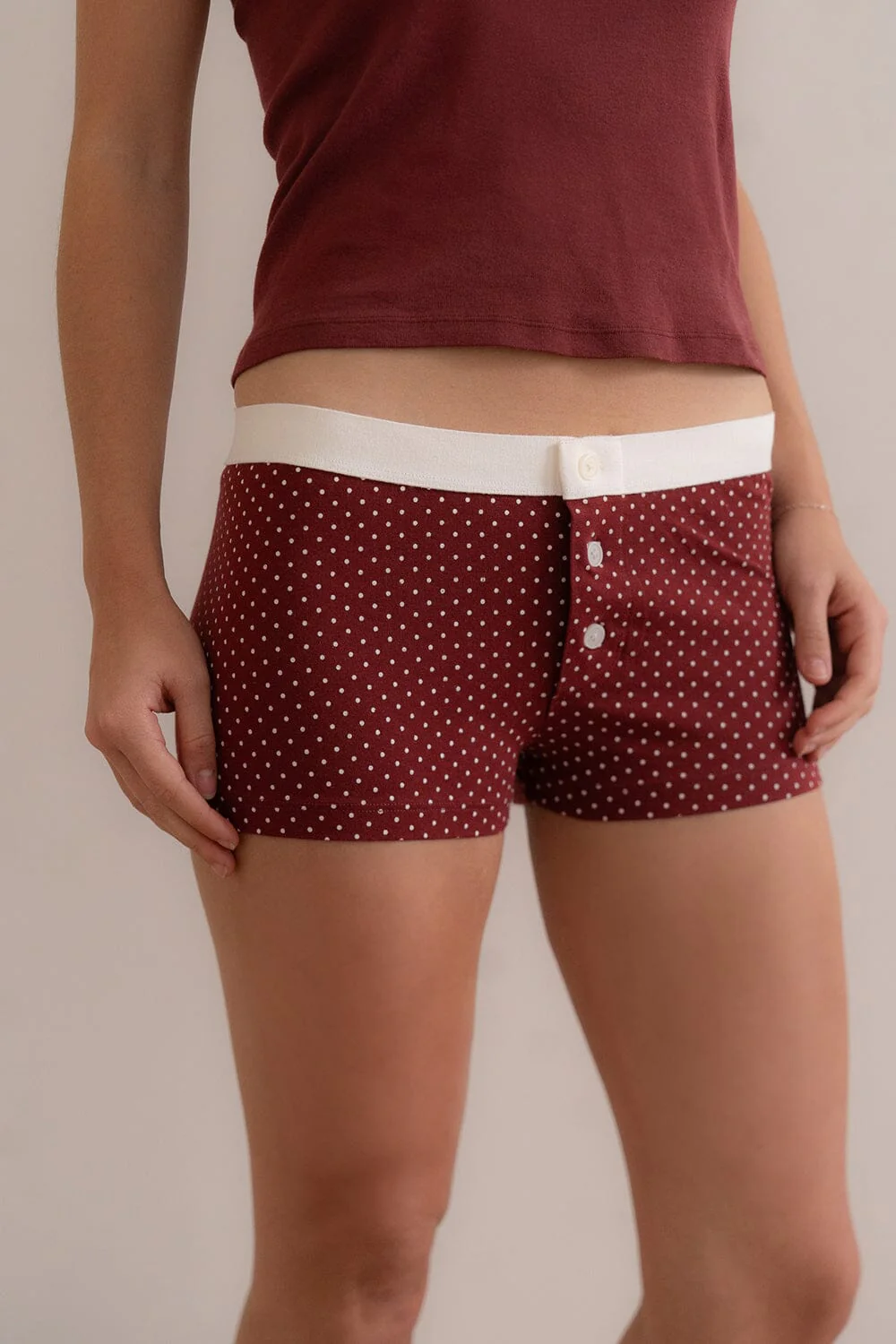 Boy Short Polka Dot Underwear