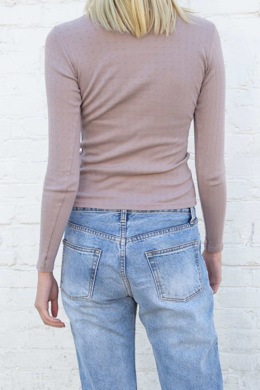 Leah Scallop Eyelet Top