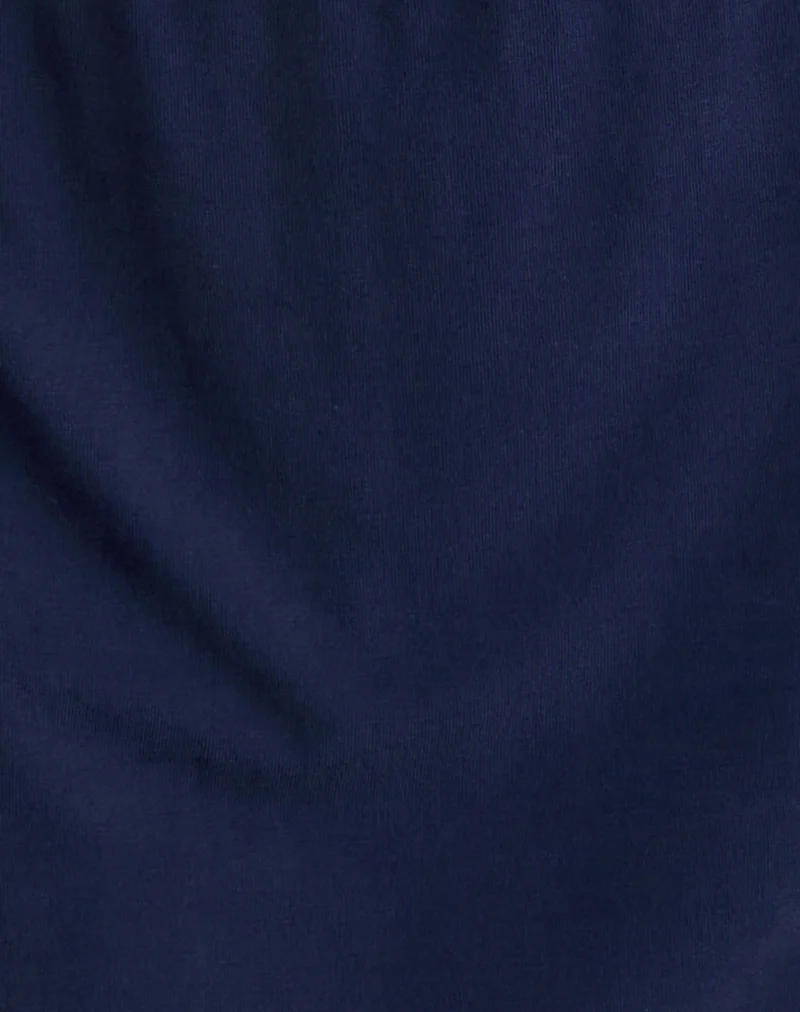 Namya Mini Skort in Cupro Navy