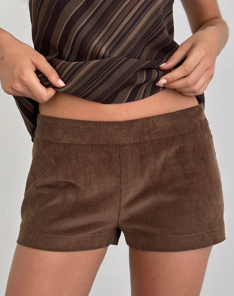 Blazira Short in Whale Cord Brown