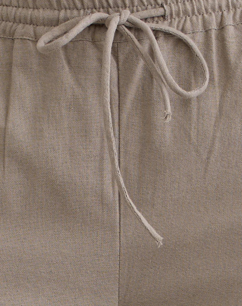 Wasic Wide Leg Trouser in Biscotti