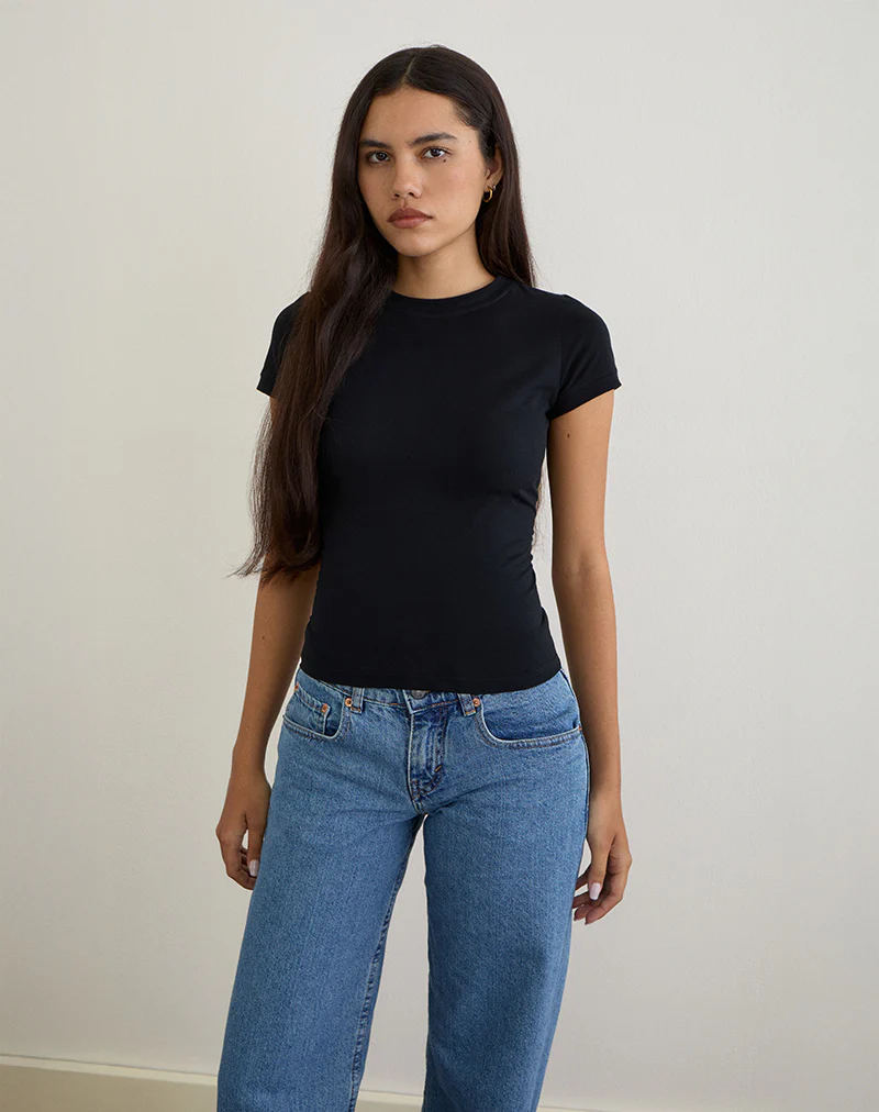Sutin Tee in Black