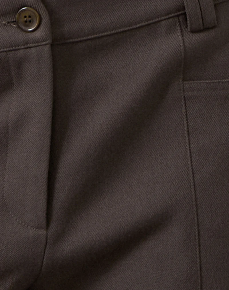 Avina Trouser in Tailoring Dark Olive