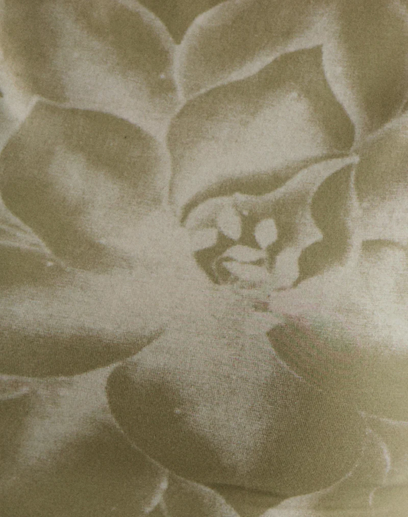 Monlo Top in Jersey Mono Floral Lime