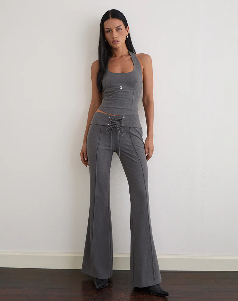 Zallen Trouser in Tailoring Charcoal