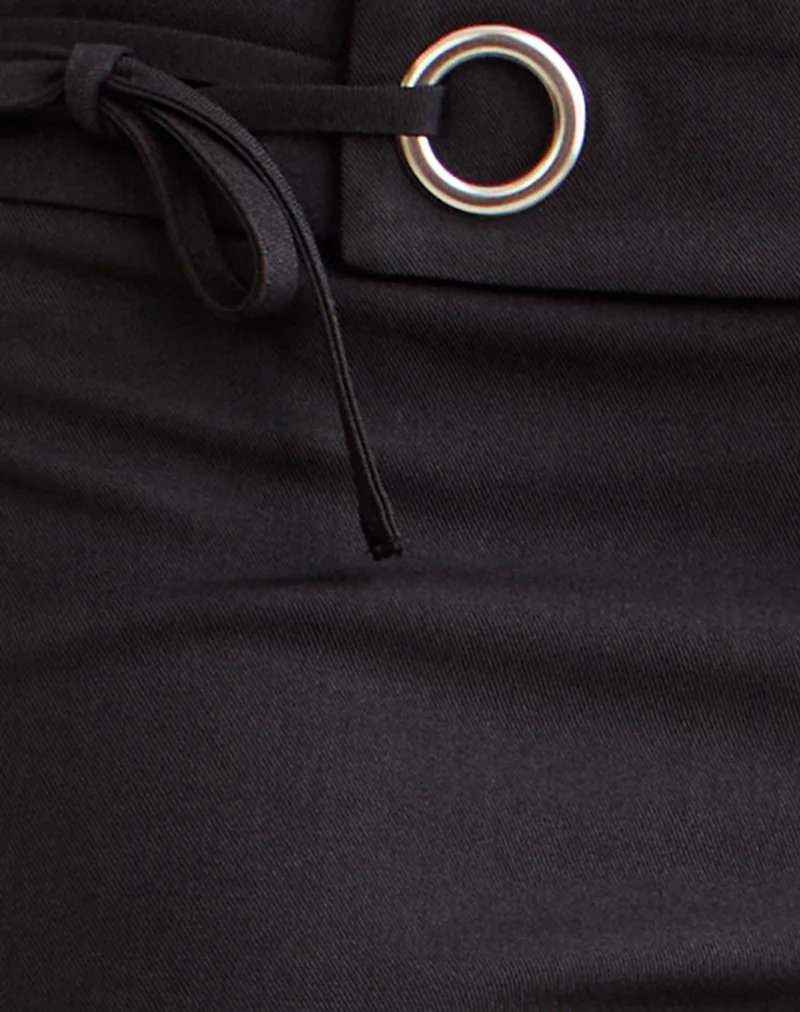 Tova Tie Tailoring Trousers in Black