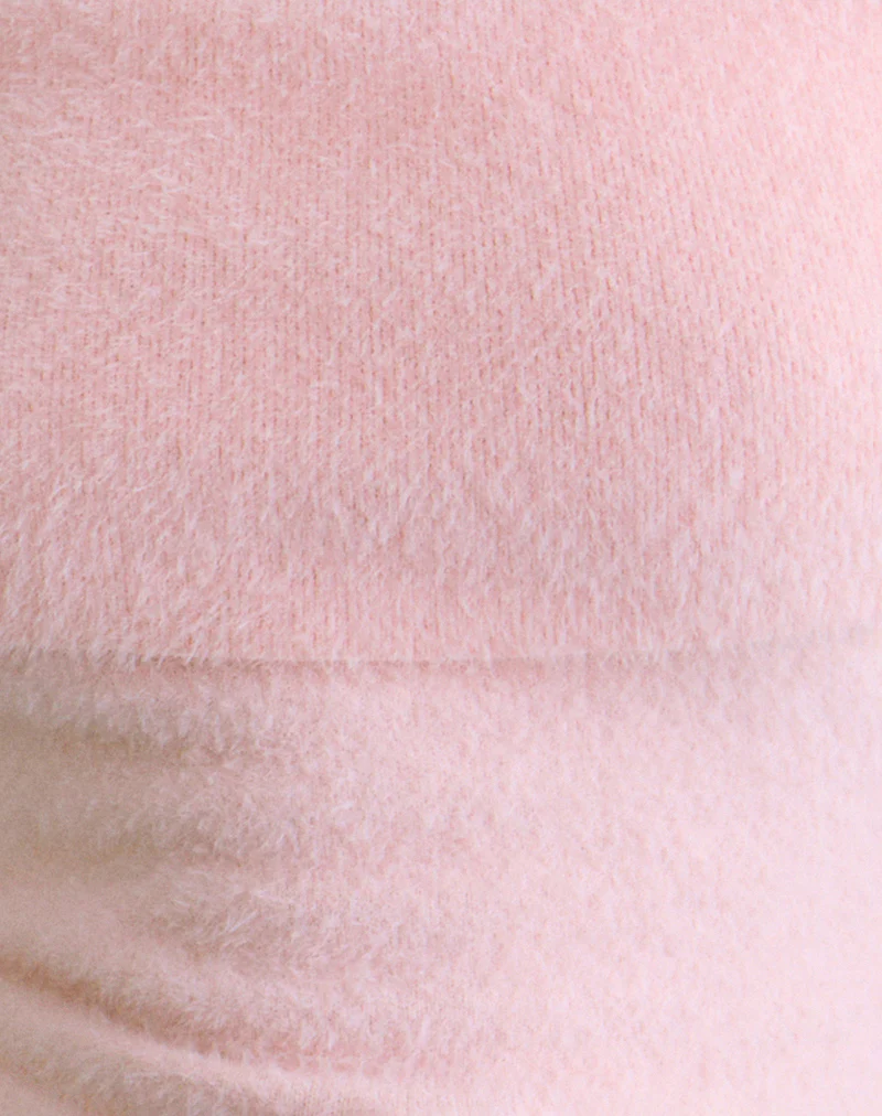 Yurian Off The Shoulder Top in Soft Pink