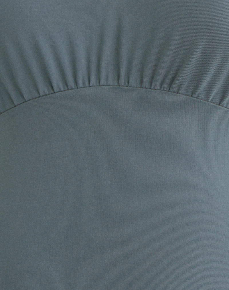 Romari Top in Ash Blue