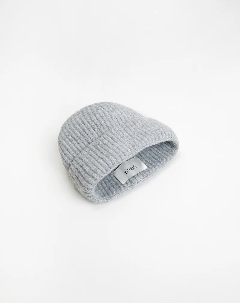 Tano Beanie in Light Grey