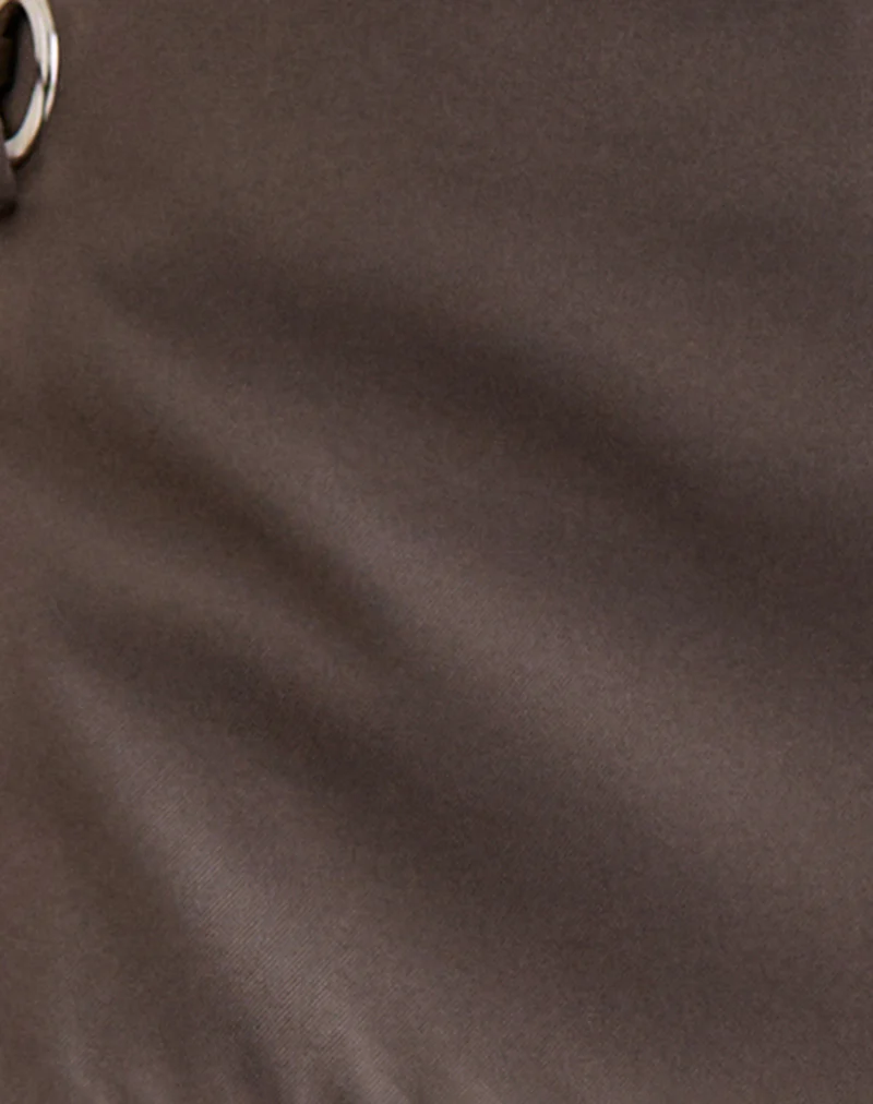 Elka Wrap Trouser in Tailoring Truffle