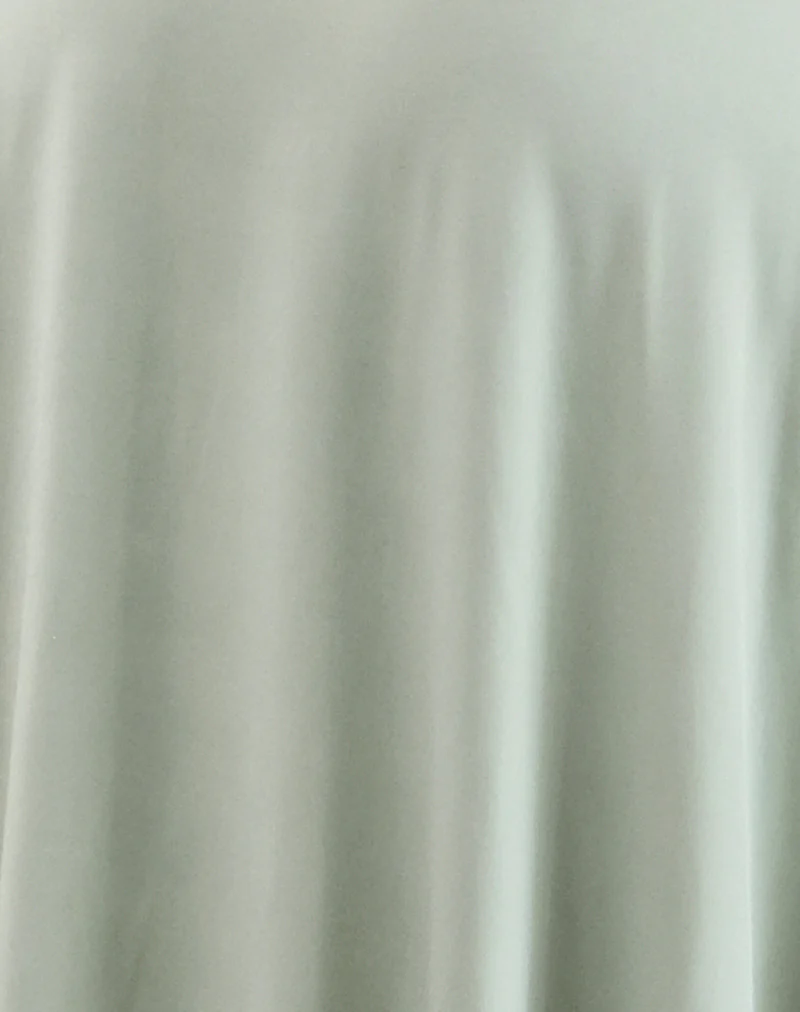 Akira Bandeau Midi Dress in Slinky Sage