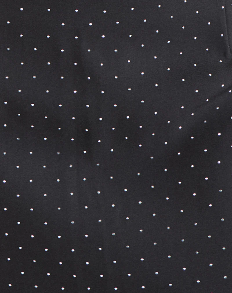 Isado Open Back Top in Diamante Grey