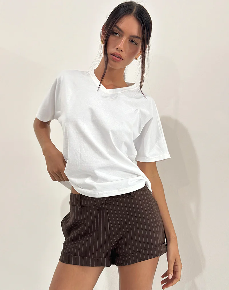 Viman Top in Jersey Ivory