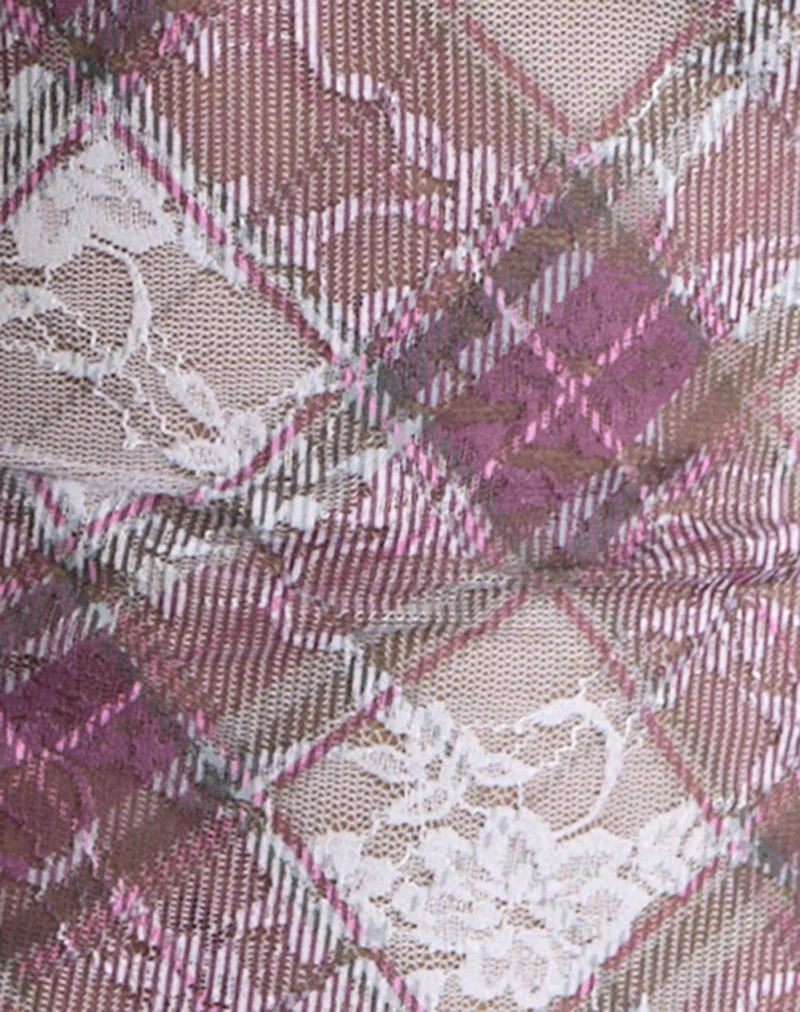 Eireen Top in Country Check Multi