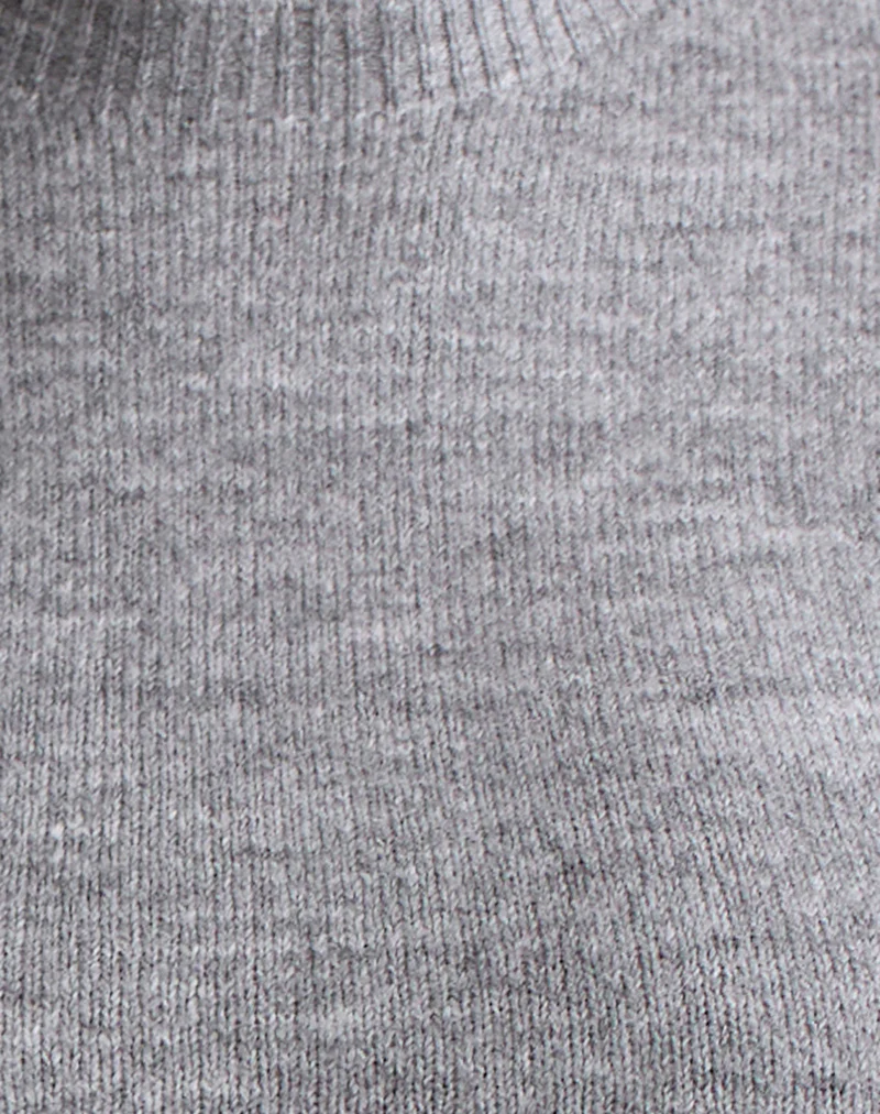 Hanuva Top in Knit Grey