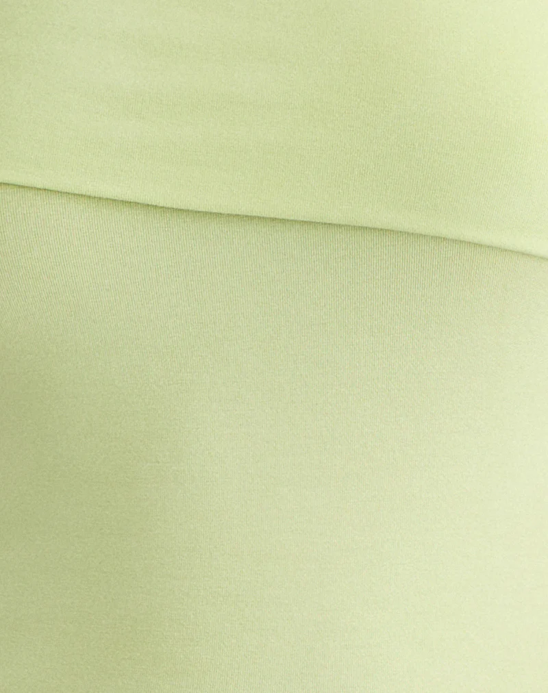 Marga One Shoulder Top in Pistachio