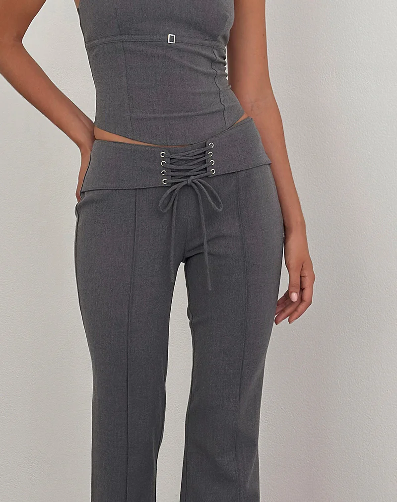 Zallen Trouser in Tailoring Charcoal