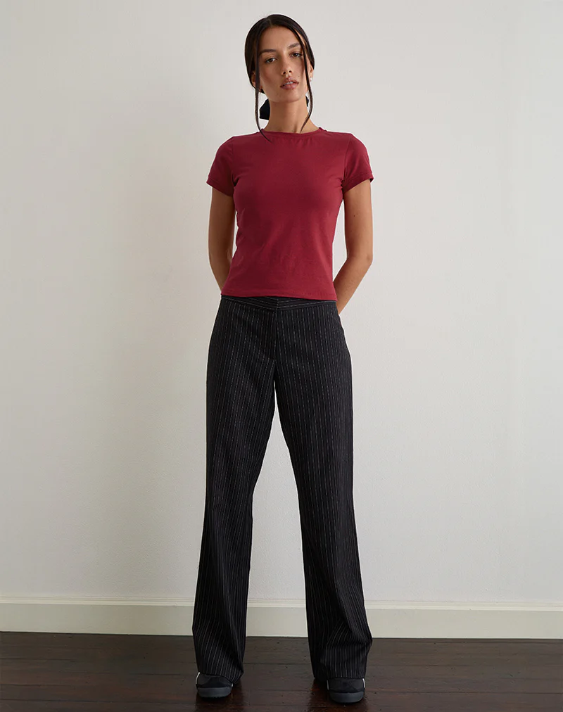 Sutin Tee in Adrenaline Red