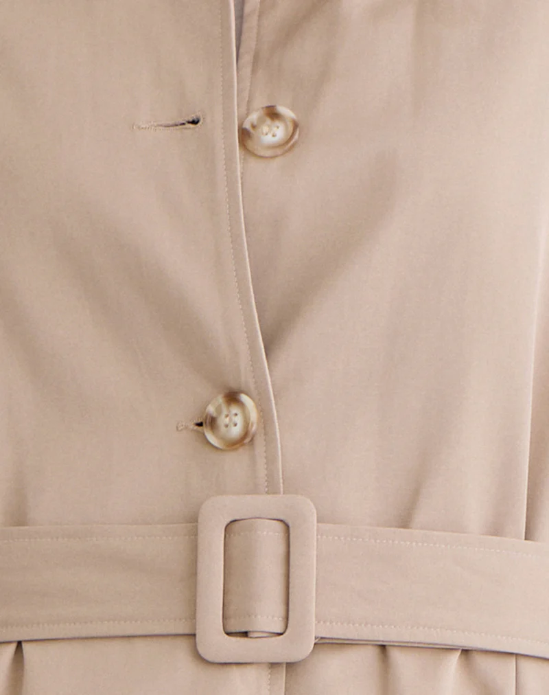 Panala Trench Coat in Sand