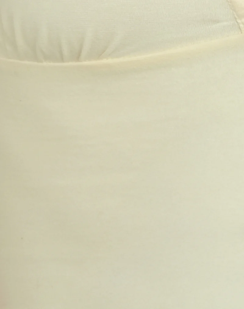 Emberly Plunge Top in Lemon