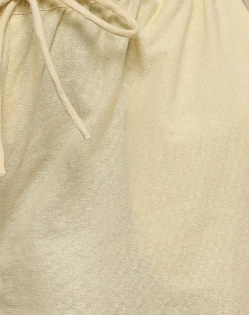 Wasic Wide Leg Trouser in Lemon