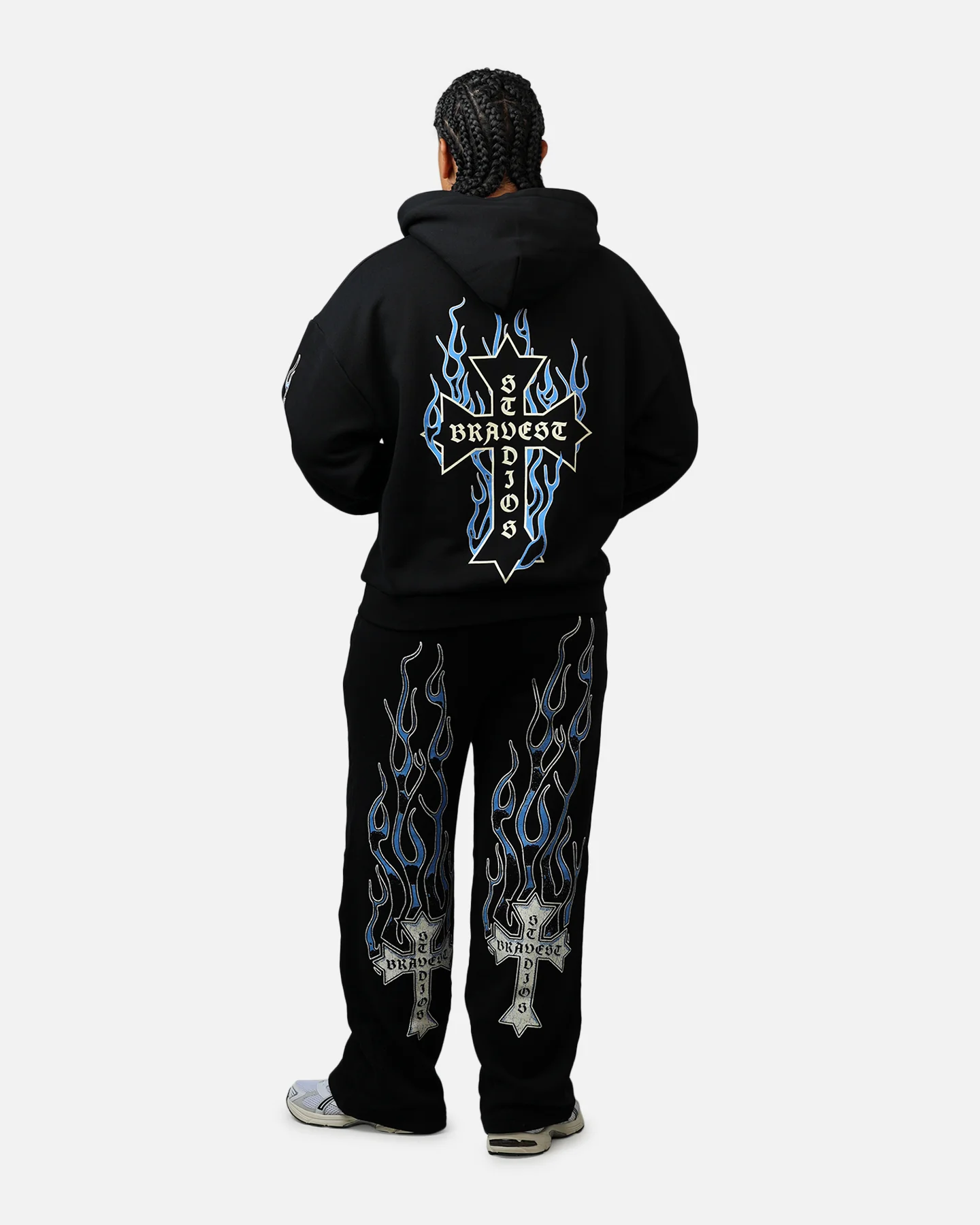 Bravest Eternal Hoodie Black/Blue