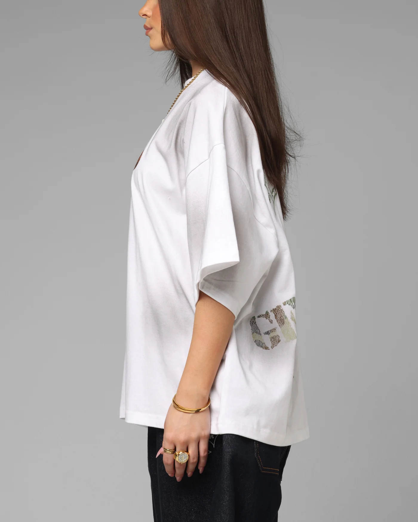 Loiter Premium Action Figure T-Shirt White