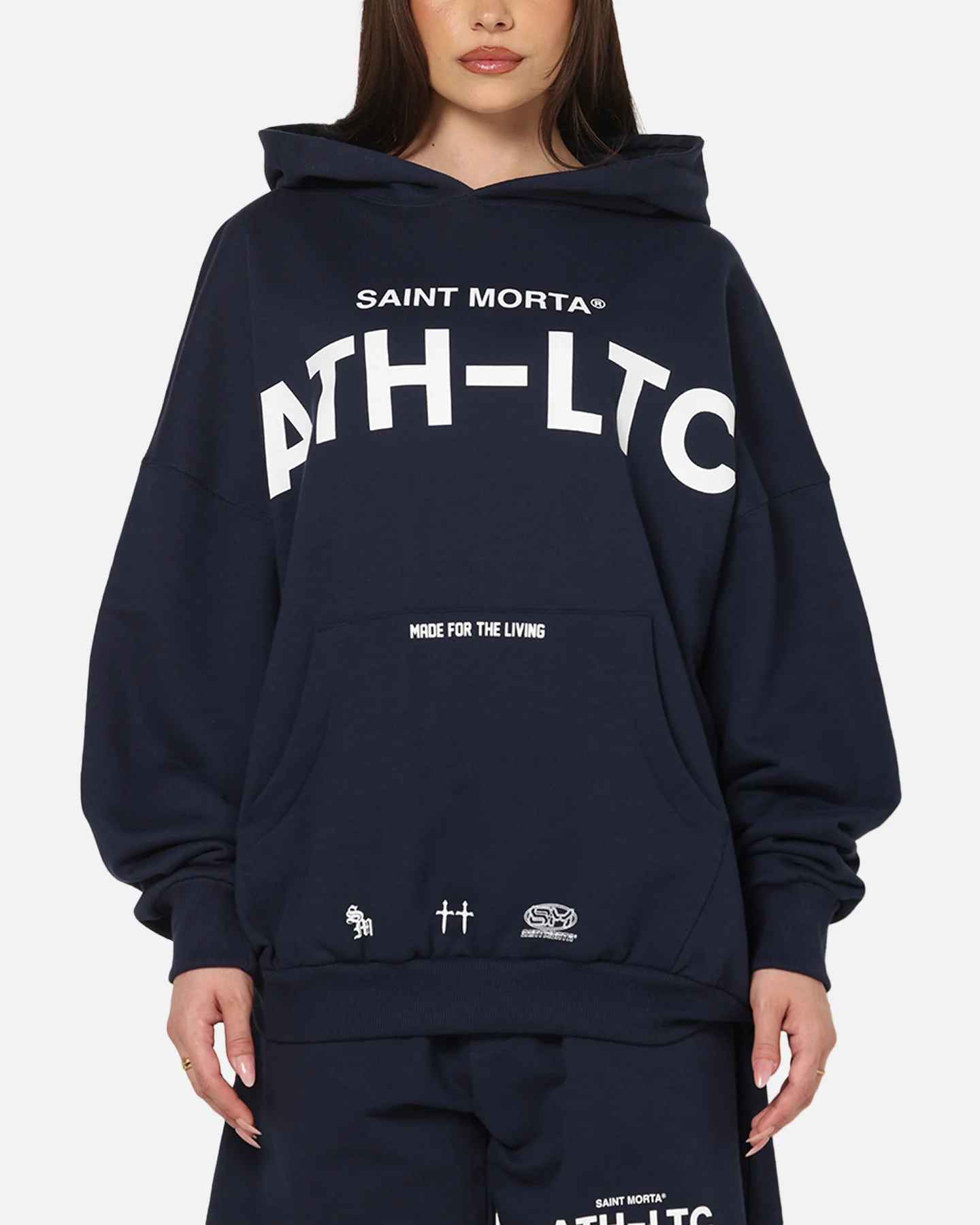 Saint Morta Athltc Hoodie Dark Royal