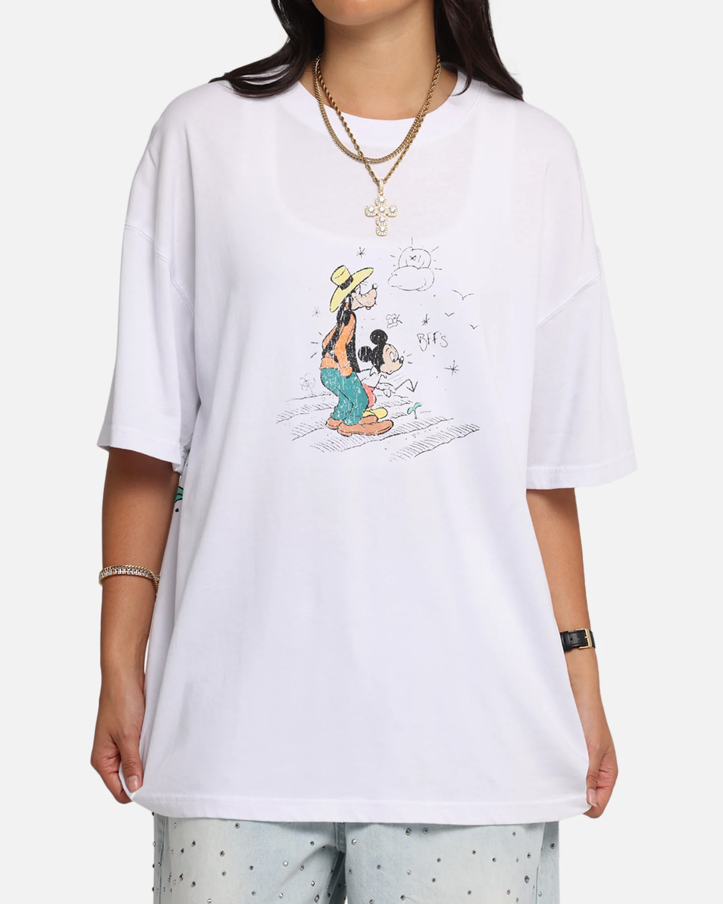 73Studio Disney Best Friend's T-Shirt White
