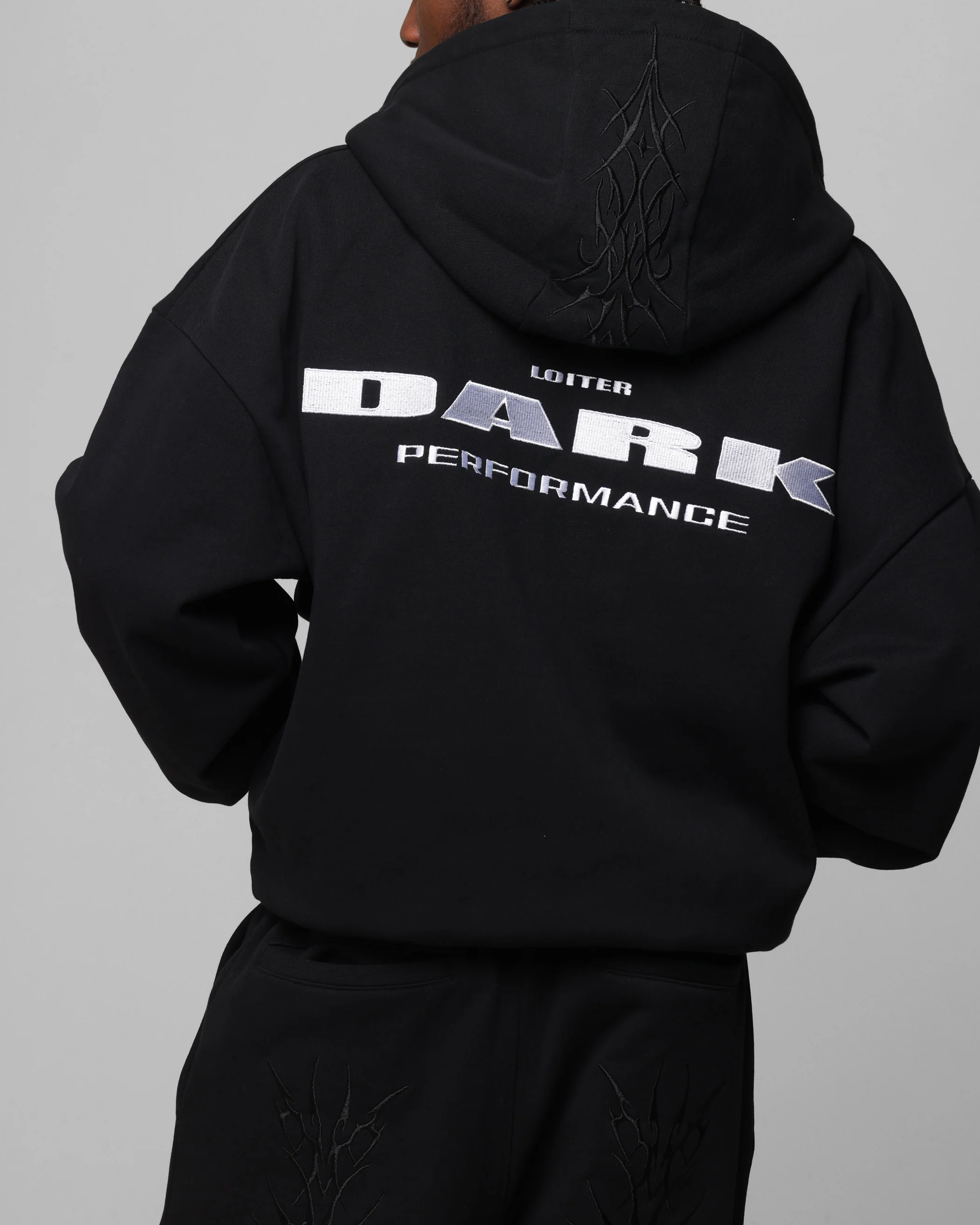 Loiter Blood Born Zip Hoodie Black