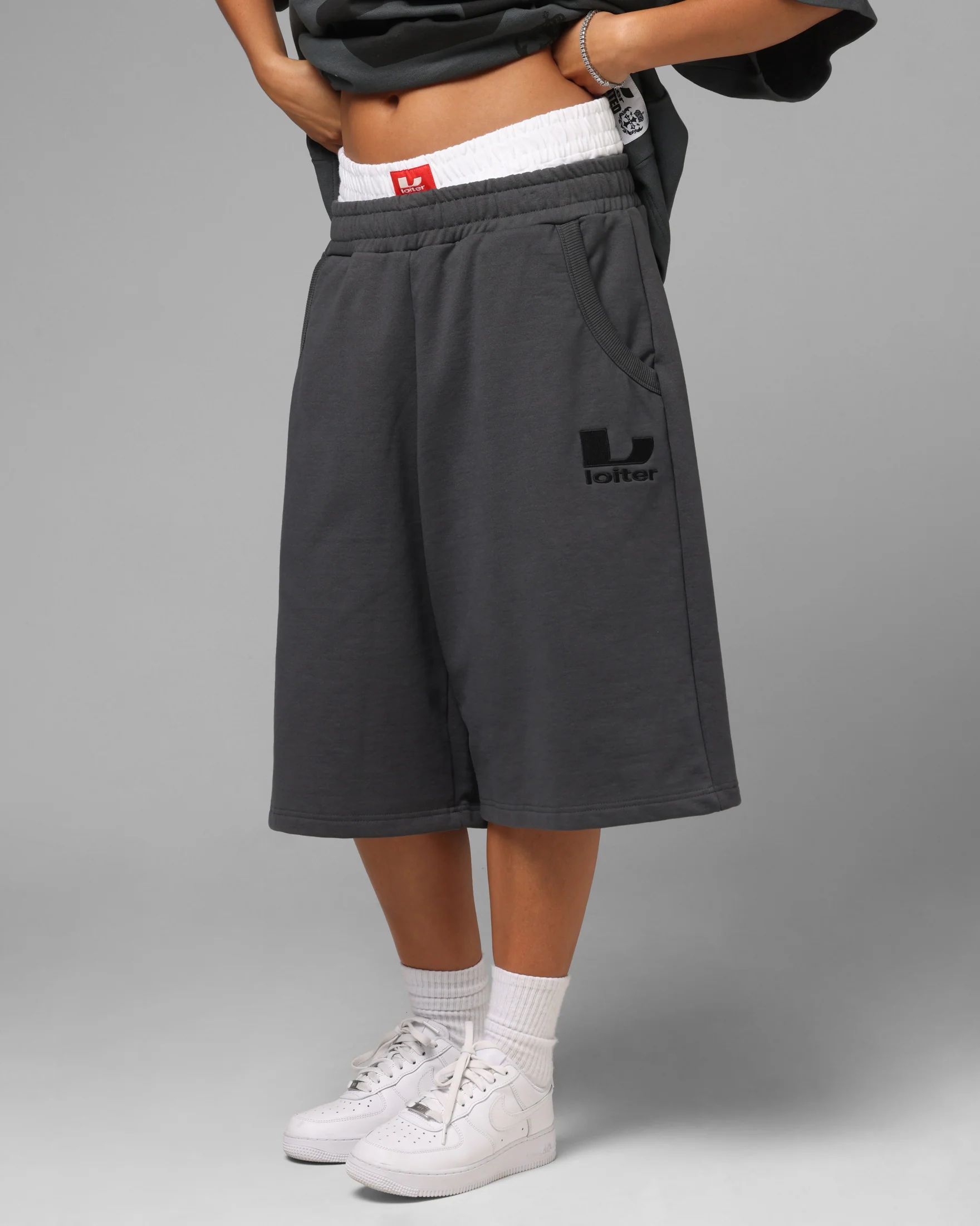 Loiter World Cup Shorts Charcoal