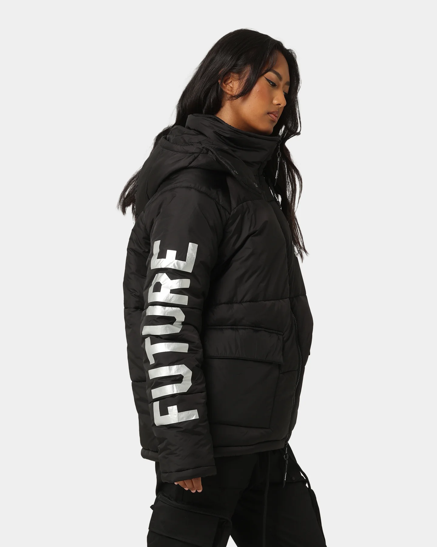 The Anti Order Hyphen ATD Puffer Jacket V2 Black/Silver
