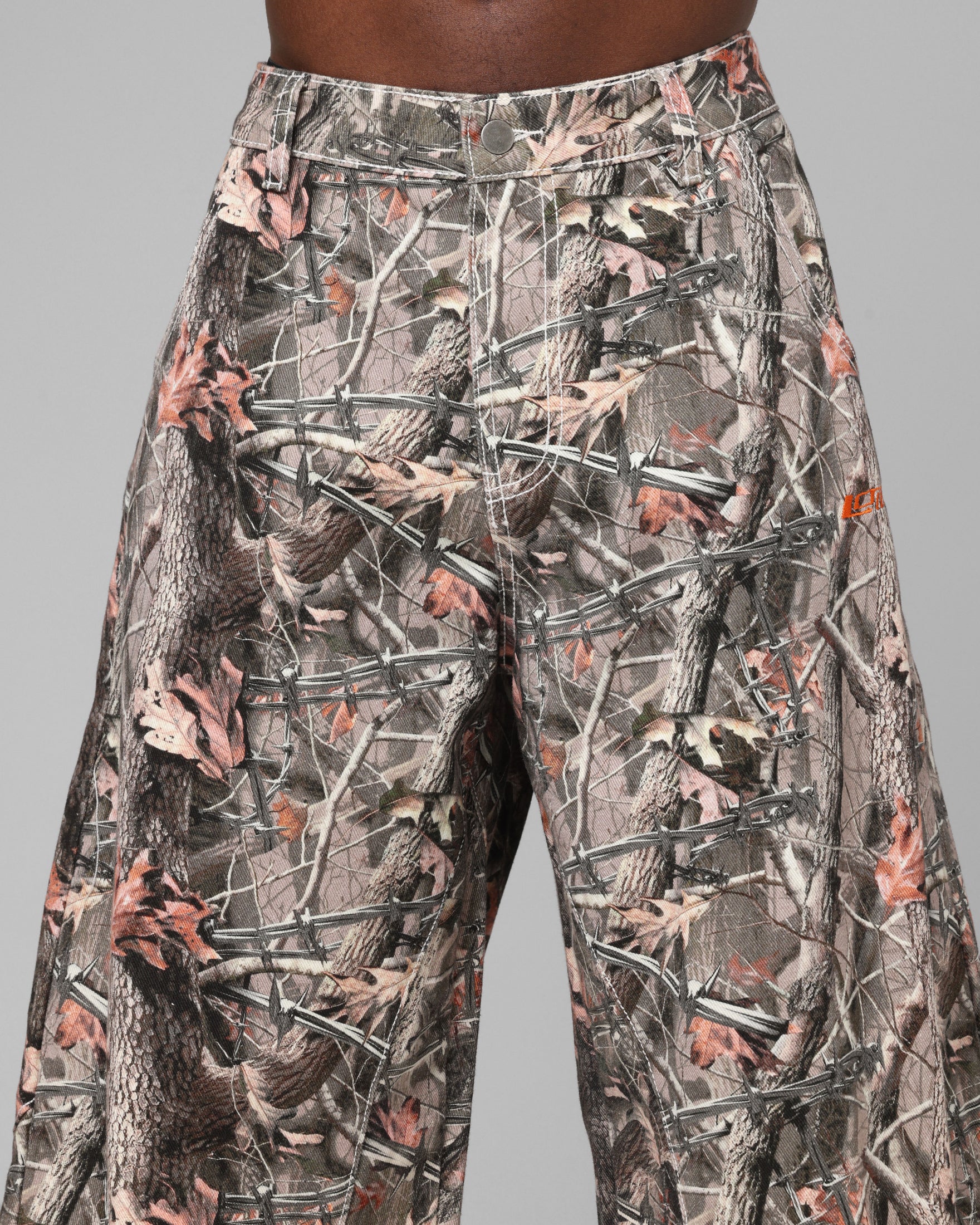 Loiter Biker Raver Jeans Real Tree Camo