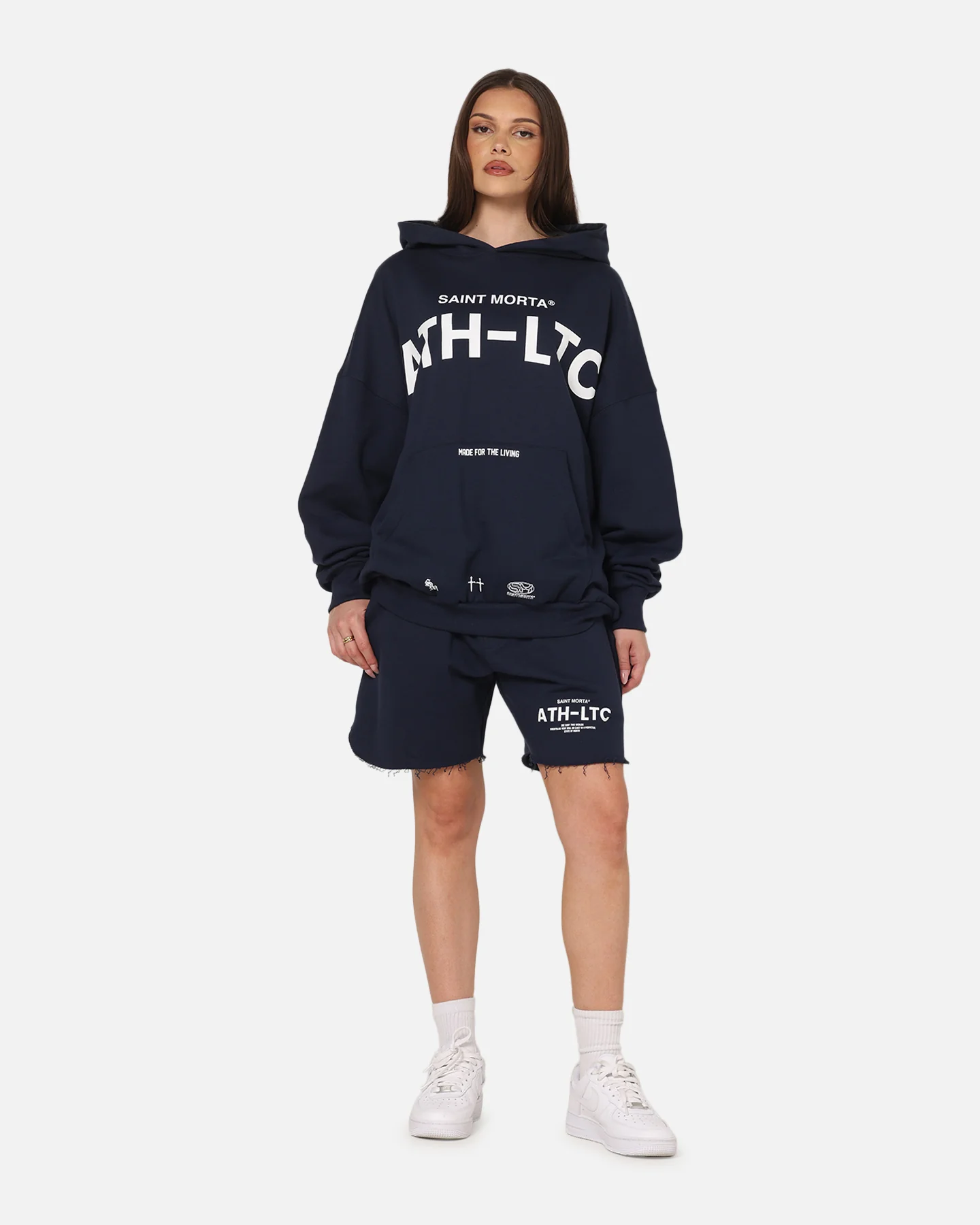 Saint Morta Athltc Hoodie Dark Royal