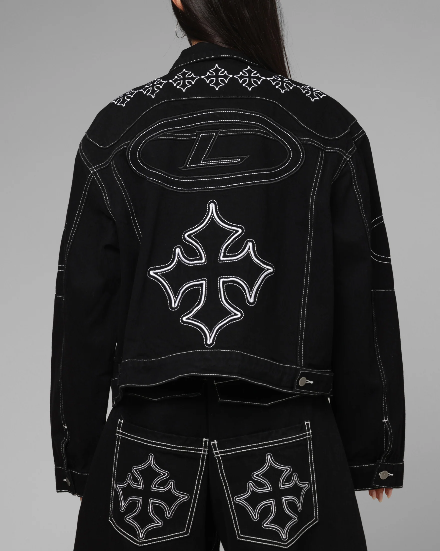 Loiter Daytona Denim Jacket Black