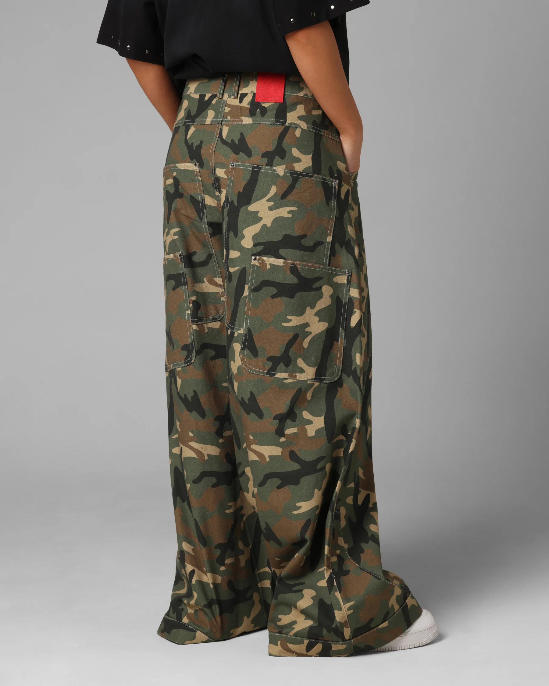 Loiter F-22 Raver Jeans Woodland Camo