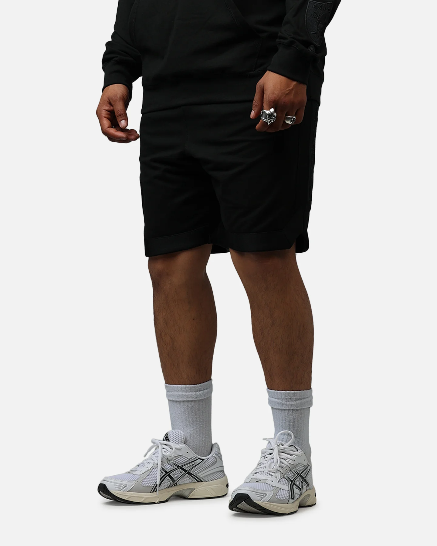 New Era Las Vegas Raiders Logo Select Shorts Black/Black