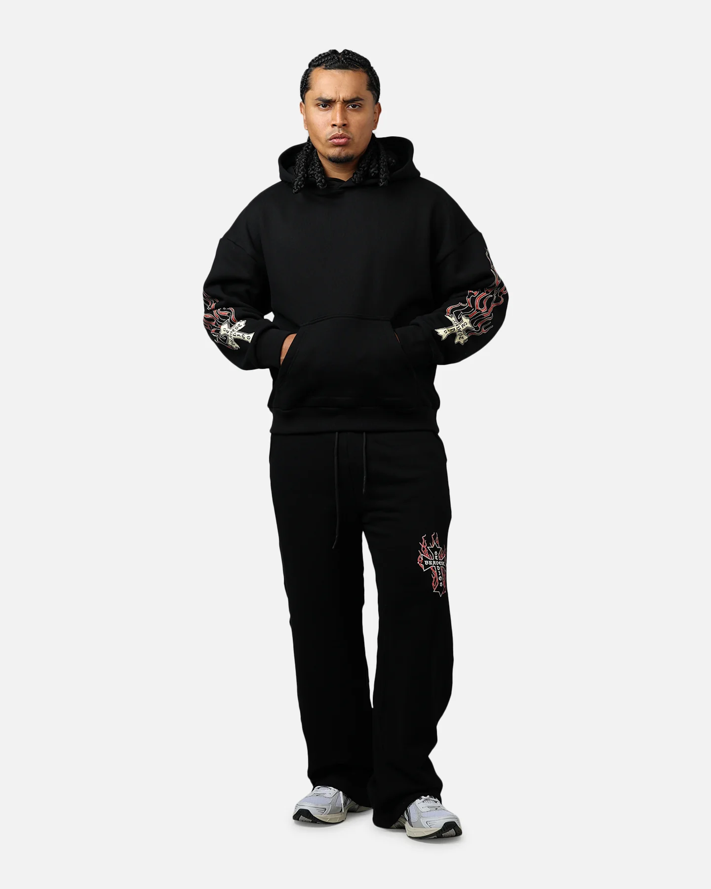 Bravest Eternal Sweatpants Black/Red