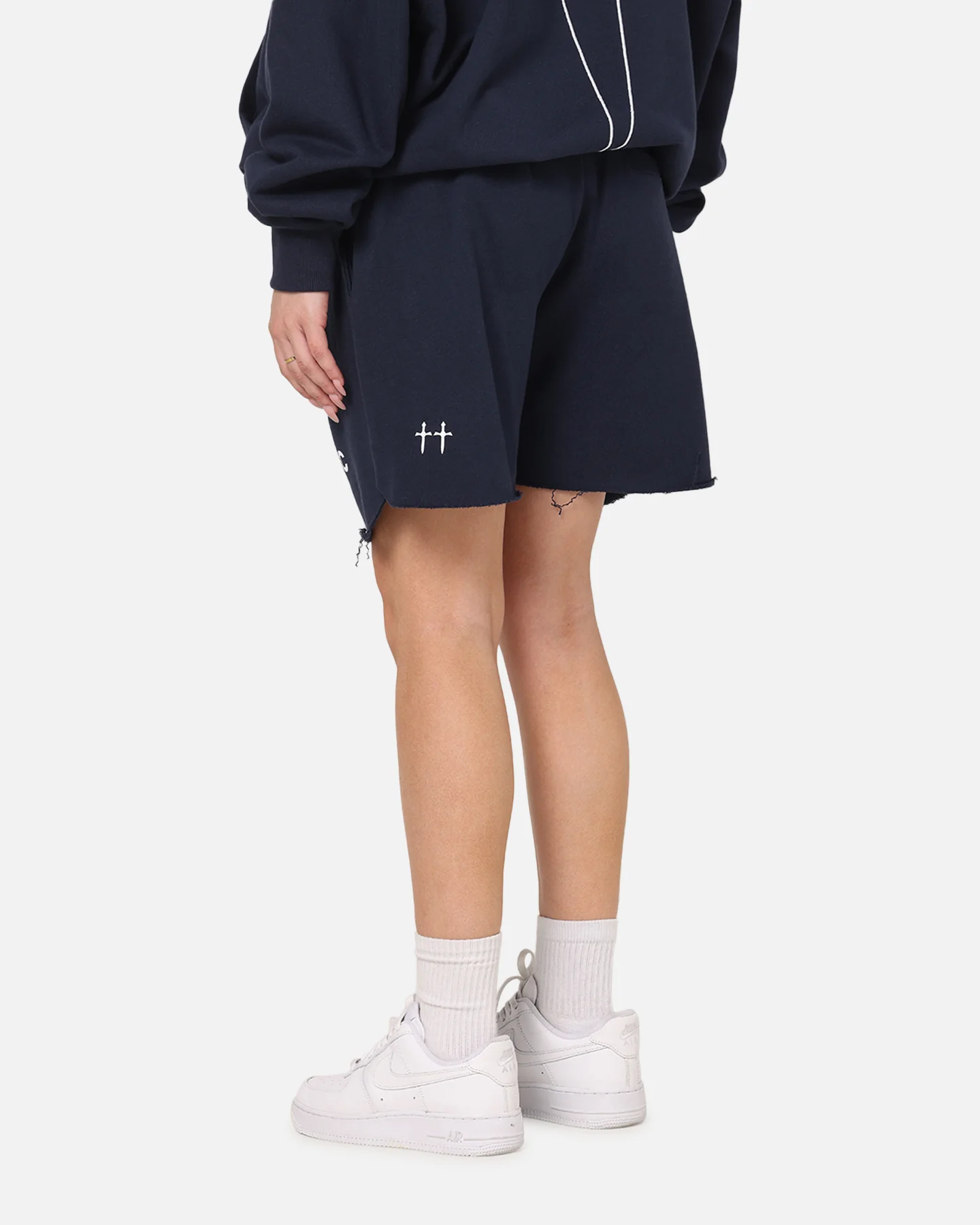 Saint Morta Athltc Sweat Shorts Dark Royal