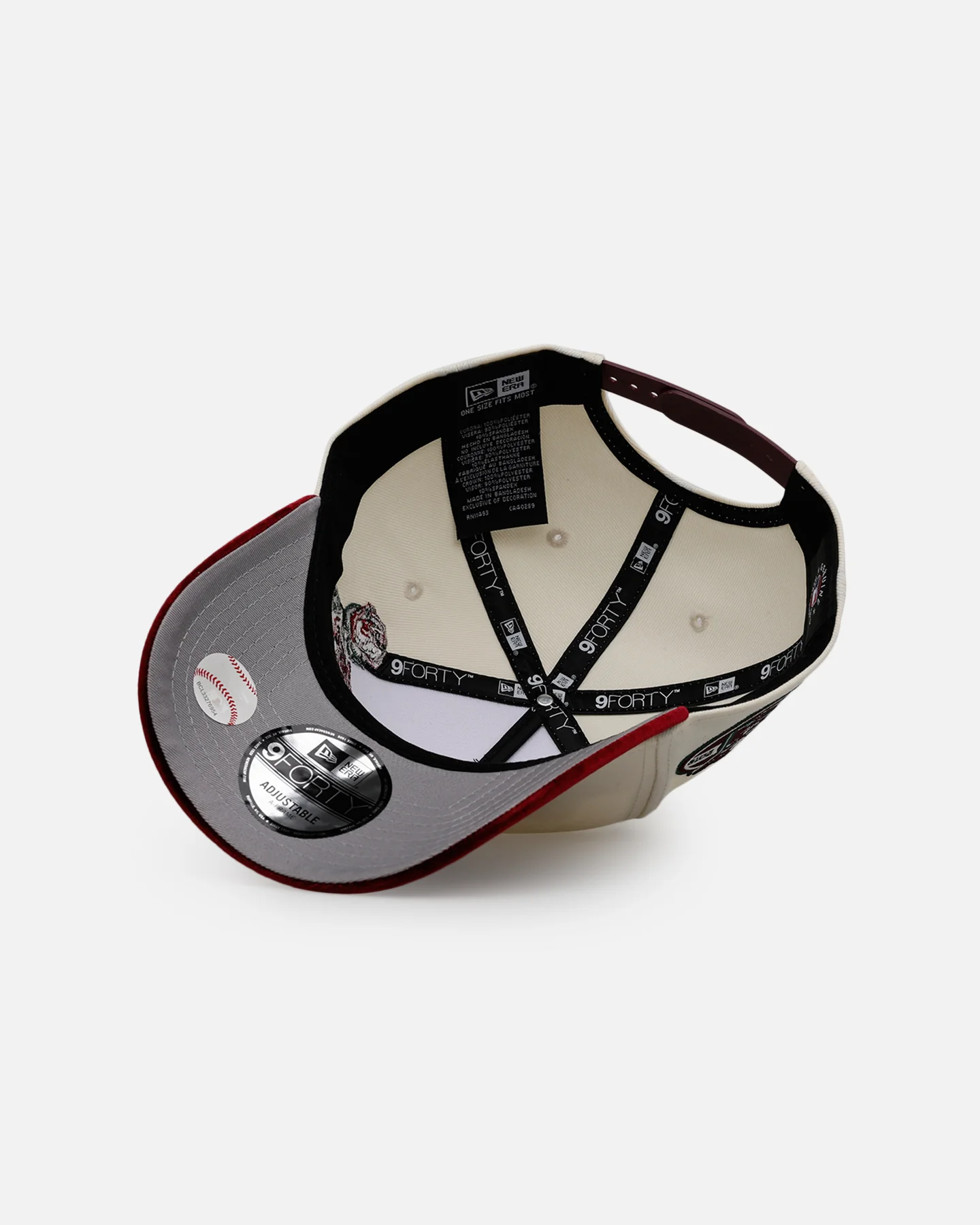 New Era San Diego Padres 'Velvet Roses' 9FORTY A-Frame Snapback Chrome